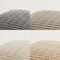 4 Pack 18x18 Decorative Throw Pillow Covers, Modern Boho Farmhouse Corduroy Cushion Covers for Couch, Sofa, Bed, Neutral Striped Accent Pillow Cases for Living Room Home Decor (No Inserts)